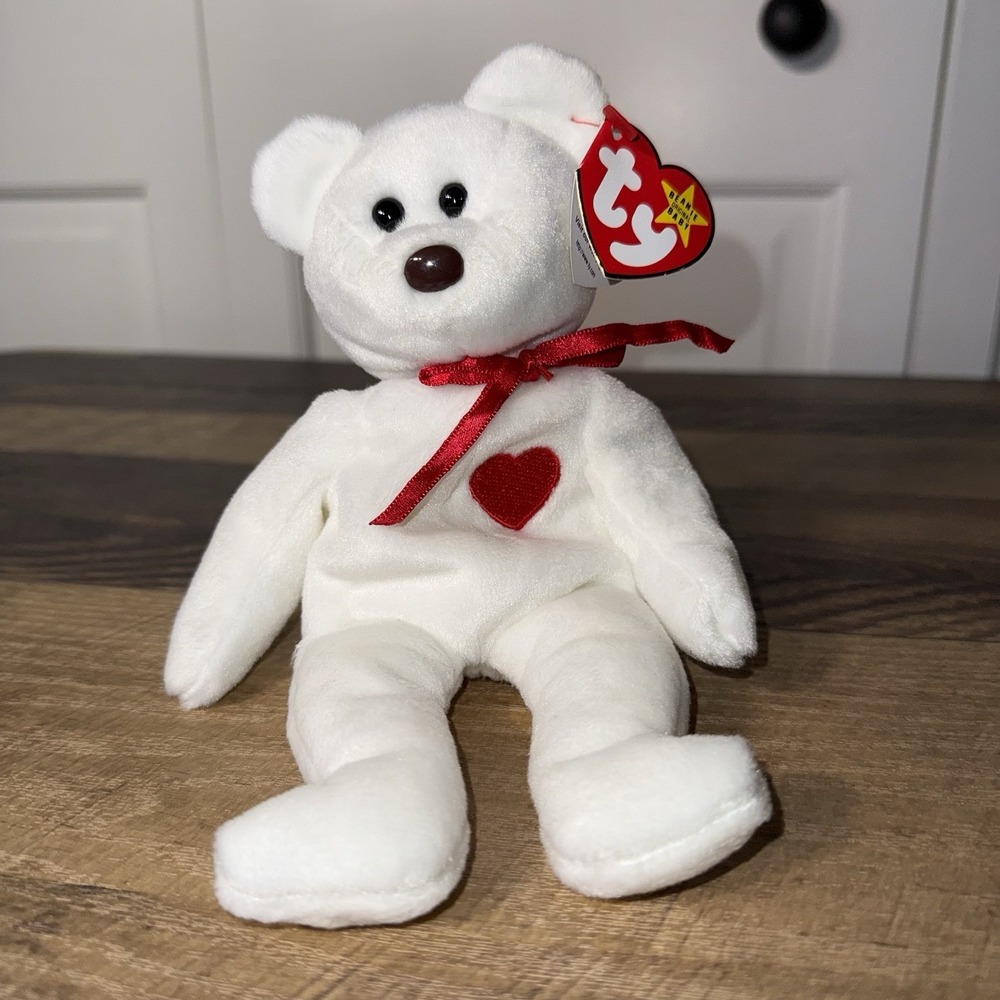 TY Valentino Beanie Baby Retired Rare BROWN NOSE Multiple Errors '94/'93 MWMT